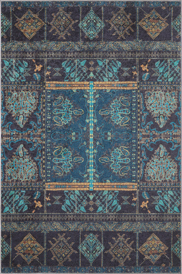 Andrew Blue Vintage Rug