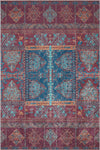 Andrew Burgundy Vintage Washable Rug