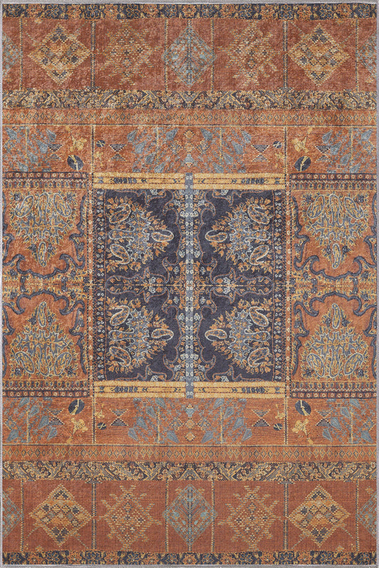 Andrew Orange Vintage Rug