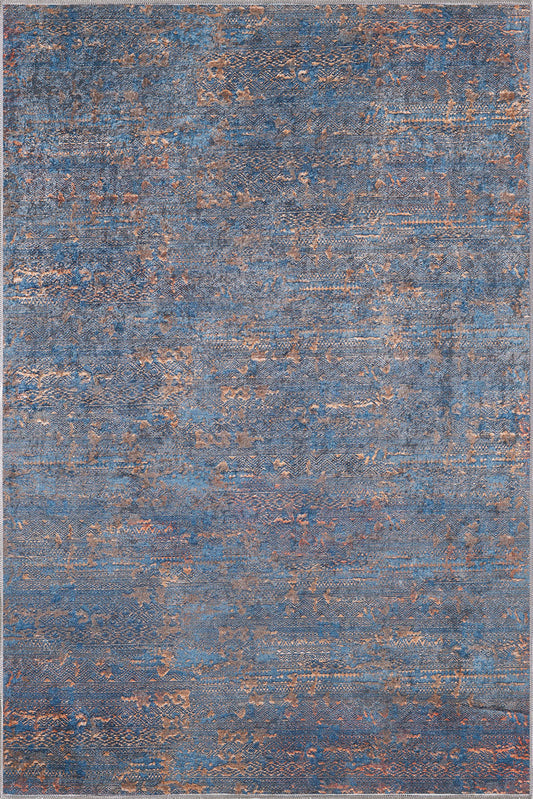 Nathan Blue Cinnamon Rug