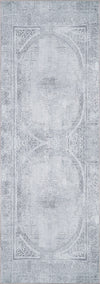 Dorian Grey Medallion Rug