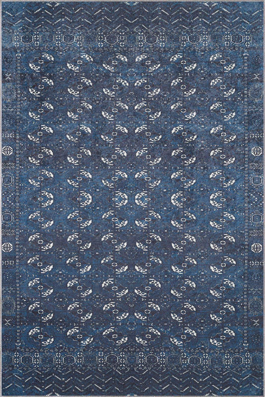 Kael Blue Washable Rug