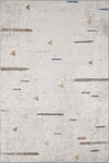 Yavanna Striped Beige Washable Rug