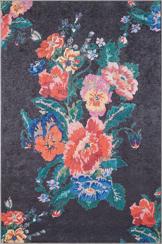 Perelith Colourful Floral Rug