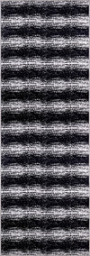 Vespera Striped Black and White Rug