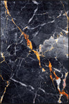 Zyphra Black Marble Rug