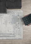 Elvara Bordered Grey Washable Rug