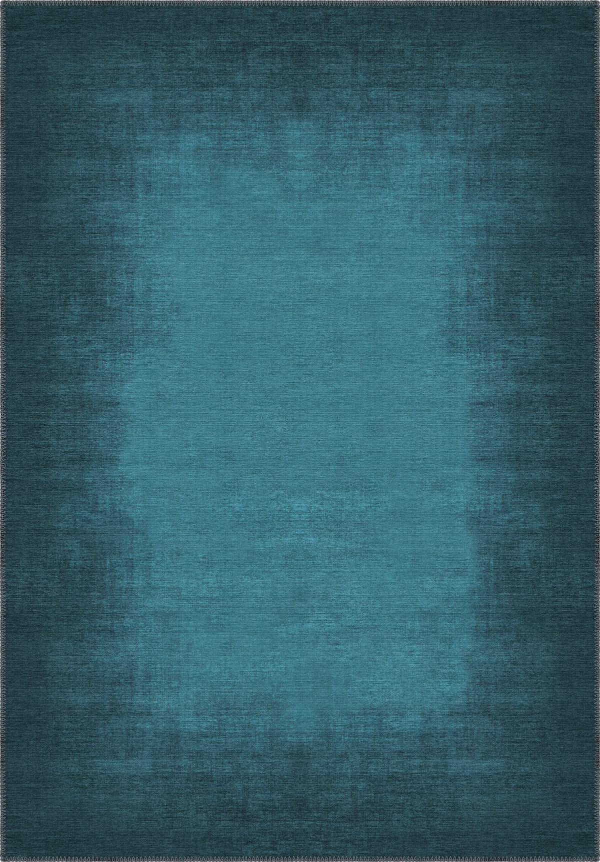Teal area rug for living room.